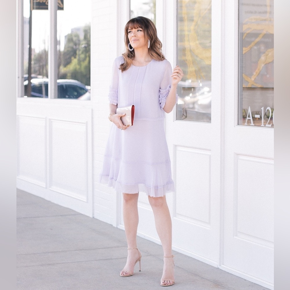 Chelsea28 Lavender Midi Dress